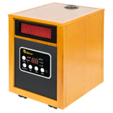 Dr. Infrared Heater DR-968H Indoor Portable Space Heater with Humidifier, 1500-Watt, Cherry