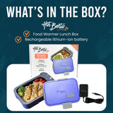 Hot Bento – Self Heated Lunch Box and Food Warmer – Battery Powered, Portable, Cordless, Hot Meals for Office, Travel, Jobsite, Picnics, Outdoor Recreation, Kitchen Meal Prep, Very Perri