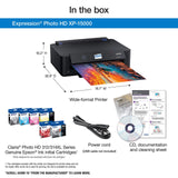Wireless Color Wide-Format Printer, Amazon Dash Replenishment Ready, Black, Large Epson