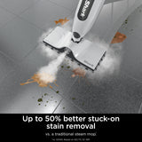 Shark SteamSpot Steam Mop with Steam Blaster Technology, 3 Steam Modes, 2 Washable Pads, XL Removable Water Tank, Lightweight, Steam Cleaner for sealed Hard Floors, Hardwood, Tile, Laminate, S2001