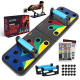 Push up Board for Men & Women | Multi-Function Foldable Pushup Board | Muscle max Push Up Board for Floor Home Workout Equipment | Fitness & Strength Training Equipment PRAYEM FLEX