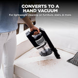 Shark Vertex Pro Cordless Stick Vaccum | Lightweight 2-in-1 Vacuum with Removeable Handheld, DuoClean Powerfins, HEPA, IQ Display & Self Cleaning Brushroll | 120-Min Runtime | Black/Silver | IZ682H
