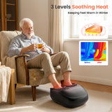 COMFIER Shiatsu Foot Massager with Heat,FSA Eligible HSA Store,Kneading,Vibration,Compression,feet Massager for Plantar Fasciitis Neuropathy,Mother's Day for Women,Men,Use at Home,Office,Size 13