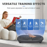 EILISON FitMaxx 3D XL Vibration Plate Exercise Machine - Whole Body Workout Vibration Platform w/Loop Bands - Lymphatic Drainage Machine for Weight Loss, Shaping, Recovery (Fitmaxx Black)