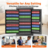 354 Position Key Lock Box Wall Mount, Key Storage Organizer with Drop Slot