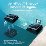 Aiper Scuba V3 Ultra AI-Cognitive Robotic Pool Cleaner & Skimmer with Dual-Camera AI Vision, All-in-One Cleaning, 8,500 GPH Suction, Smart Surface Parking & Multi-Layer Filtration, Grey