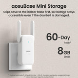aosu 5MP Ultra HD Wireless & Wired Video Doorbell Camera