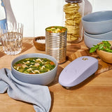 Battery Operated Electric Can Opener with Automatic Cutting for Hands Free Kitchen Use (Lavender)