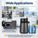 VIVOHOME Water Distiller Countertop 1.6 Gallon/6L 900W Distilled Water Machine with Smart Switch Purifier Filter for Home Office, Black