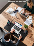 Mouse Pad with Magnetic Wireless Charging & Adjustable Phone Stand