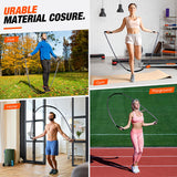 Weighted Jump Rope, 2lb Heavy Duty Jump Rope for Fitness, Battle Rope for Fitness Training, Full Body Exercise at Home Gym for Men and Women, Strengthening Legs, Arms and Stabilizing Muscles HOXWC