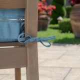 Outdoor Deep Seat Cushion Set (4-Pack), 24 in x 24 in, Weather-Proof, Rain-Proof, Fade Resistant Patio Cushion for Chair