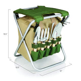 Picnic TIME Star Wars Mandalorian Grogu Gardener 5 Piece Gardening Tools Set (Olive Green with Beige Accents)