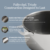 Our Place Titanium Pro Cookware Duo, 6-Piece Titanium Cookware Set