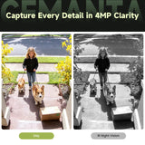 CEMANTA 2.5K Video Doorbell Camera Wireless with Chime,Free Cloud Storage