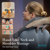 Neck Massager with Heat - 6D Deep Tissue Kneading Massage with Wireless Remote Control CuPiLo