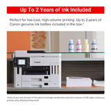 Canon Megatank GX7120 Wireless All-in-One Printer, Print, Copy, Scan and Fax with 2.7" LCD Touch Screen, White