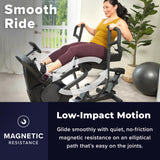 Teeter Power10 Rower with 2-Way Magnetic Resistance Elliptical Motion - Indoor Rowing Machine w/Bluetooth HRM Connectivity, Teeter Move App - Free Classes & Coaching (Power10) Teeter