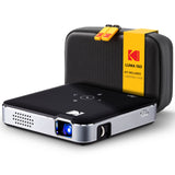 Kodak Luma 150 Wireless Mini Pico Projector Black – DLP, Supports 1080p, Built-in Speaker & Rechargeable Battery, HDMI/USB/microSD, Travel Case Included