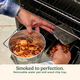 Petit Gourmet Portable Tabletop Propane Gas Grill, Red 17.6 x 18.6 x 11.8-Inch Cuisinart