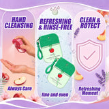 Sacubee 24 Pcs Hand Sanitizer Spray Travel Size with Keychain, Fragrance 3