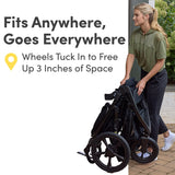 BOB Gear Wayfinder Travel System with Champ Infant Car Seat — Nightfall