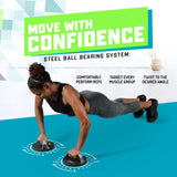 Elite Sportz Push Up Bars - You Will Feel Less Wrist Pain Than When Doing Normal Pushups. Very Sturdy and Won’t Slide Around Elite Sportz Equipment