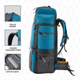 TRAWOC STONEX 60 Ltr Travel Backpack Trekking Rucksack bag for Men & Women Travel Camping Hiking Backpack, Sky Blue