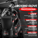 JEALTHK 4FT High-Density Oxford Fabric Unfilled Punching Bag for Adults. Boxing Training Equipment with 12OZ Gloves for Boxing MMA Kickboxing Karate Muay Thai Home Gym Training Jealthk