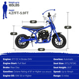 Oryxearth 37.7CC 4-Stroke Kids Dirt Bike