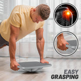 Advanced Wood Balance Board, 360 Degree Rotation and Tilt - Non-Slip 500 lbs Wobble Board for Standing Desk, Physical Therapy and Yoga Practice