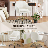 Vanity Chair with Wheels, Comfy Home Office Desk Chairs
