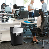 16-Sheet Heavy Duty Paper Shredder for Office, 60-Minute Running Time Cross-Cut CD Shredder with 60dB Low-Noise, 5.3-Gallon Pull Out Bin, Anti-Jam & Quiet Shredder for Home Office (S3102) BONSEN