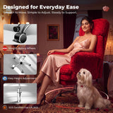 Big and Tall Office Chair, Flip Armrests for Work & Cross-Legged Pets