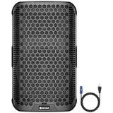 NBVOICE NBVDP112A 1600W Powered 12” PA Speaker with 2-Channel Mixer, Bluetooth Streaming & Wireless Stereo Linking