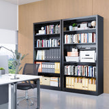 Adjustable 5-Tier Bookcase with High Weight Capacity,Bookshelves and Bookcases for Living Room,Offic