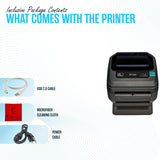 ZP450 Zebra Direct Thermal Label Barcode Printer - USB, Serial & Parallel
