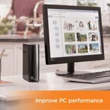 WD 6TB Elements Desktop Hard Drive HDD & 5TB Elements Portable External Hard Drive HDD