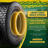 Wiltire 2 Pack 16x6.50-8 Lawn mower Tubeless Tire,16x6.5-8 Tire for Riding Mowers & Garden Tractors,Turf Tread,4 Ply