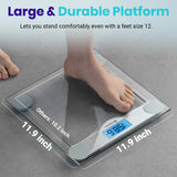 Weight Bathroom Scale, Large Blue Etekcity