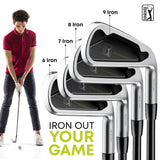 PGA TOUR P1 Extreme 17-Piece Complete Golf Club Set – Youth Kids Junior Right-Handed Golf Clubs for Boys & Girls – Full Titanium Driver