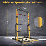 ZENOVA Squat Rack Power Rack Home Gym Equipment Pull Up Rack Squat Stand for Weightlifting, Suitable for 6FT,7FT Barbell 800LBS Weight Capacity