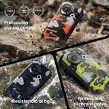 FOSSiBOT F116 Pro Unlocked 5G Mini Rugged Smartphone, 4" 120Hz Pocket Small Cell Phone, 4K Action Camera, 36GB +256GB /1TB, IP69K Waterproof Shockproof, Android 16, 3700mAh, Dual SIM, NFC