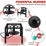 RYHOFOUD Seafood Boil Kit for Crawfish Boil Party, Featuring a Propane Burner, Propane Regulator, and a 80QT Pot
