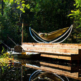 Drifter Hammock Frame Fits Most 10' Packing Hammocks, 350 lbs Capacity with Portable Carrying Bag with Shoulder Strap Perfect for Camping Beach Summer Patio