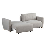 Serta Galway 91.7" Convertible Sleeper Sofa, Queen Size