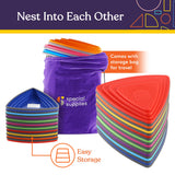 Special Supplies 10 Stepping Stones for Kids Indoor and Outdoor Balance Blocks Promote Coordination, Balance Strength Child Safe Rubber, Non-Slip Edging