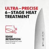 Swedish Powder Steel Forged, 17-Piece Knife Block Set, Walnut, Black Cangshan