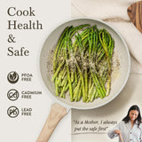 14 Pcs Pots and Pans Set Nonstick, Cookware Set Kitchen Cooking Set with Utensil and Pan Protectors CAROTE