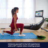 Hydrow Pro Rowing Machine with Immersive 22" HD Rotating Screen - Stows Upright | Live and On-Demand at-Home Workouts, Membership Required Hydrow